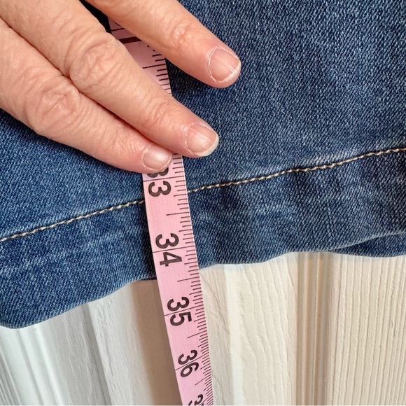 d. jeans High Waist Denim Button Front Skirt - Size 14 - Picture 6 of 6